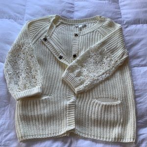 Cream colored button up